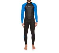 O'Neill Wetsuits Men's Reactor-2 Neoprene 3/2mm Back Zip Full Wetsuit, Black/Ocean, LT