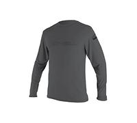 O'Neill Wetsuits Men's Standard Basic Skins 50+ Long Sleeve Sun Shirt, Smoke, X-Large