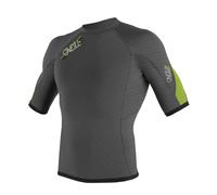 O'NEILL Wetsuits Superfreak 0.5mm Short Sleeve Crew, Graphite/Slime, Medium