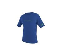 O'Neill Wetsuits Unisex Youth Youth Basic Skins Short Sleeve Sun Shirt, Pacific, 12 UK