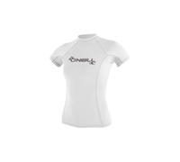 O´neill Wetsuits Basic Skins Short Sleeve T-shirt White M Woman