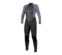 O'Neill Wetsuits Women's Reactor Ii 3/2mm Back Zip Full Wetsuit, Black/Mist, 12 UK