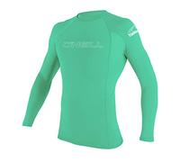 O'Neill Wetsuits Youth Basic Skins L/S Rash Guard - Light Aqua, 14