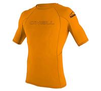 O'Neill Wetsuits Youth Basic Skins S/S Rash Guard - Blaze, 8