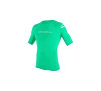 O'Neill Wetsuits Youth Basic Skins S/S Rash Guard - Light Aqua, 6, 3345-216-6