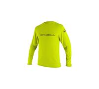 O'Neill Wetsuits Youth Basic Skins S/S Rash Guard - Lime, 8