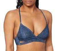 O'Neill Women Pw Baay Denim Print Top Bikinis - Ink Blue, Size 42