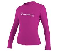 O'Neill Women's Basic Skins Long Sleeve Rash Vest - Fox Pink, X-Large