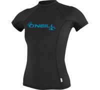 O'Neill Wetsuits Women's Wms Basic Skins Short Sleeve Rash Guard O Neill Women's UV Sun Protection Set Black X Small, Black, XS