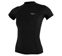 O'NEILL Womens Basic Skins Short Sleeve Rash Vest - Black - 2XL