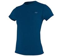 ONeill Womens Blueprint Short Sleeve UV Sun shirt Rash Vest Top - Deep Sea - UV Sun Protection and SPF Properties