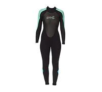 O'Neill Women's Epic 3/2 Back Zip Full Wetsuit - Black, 12