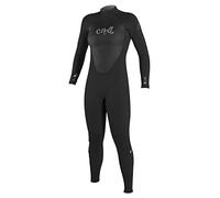 ONeill Womens Epic 3/2mm Back Zip GBS Wetsuit - Black - Smoothskin FluidFlex™ Firewall - Krypto Knee Padz