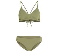 O'Neill - Women's Essentials Baay Maoi Bikini Set - Bikini size 8, olive