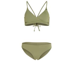 O'Neill - Women's Essentials Baay Maoi Bikini Set - Bikini size 8, olive
