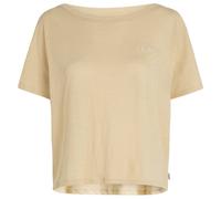 O´neill Essentials Script Scoop Neck Short Sleeve T-shirt Yellow XS Woman