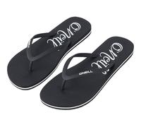 O'NEILL Womens Profile Logo Flip Flops - Black Out - 7 UK