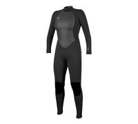 O'Neill Women's Reactor-2 3/2mm Back Zip Full Wetsuit, Black, 8 Tall