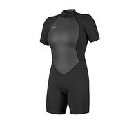 O'Neill Womens Reactor II 2mm Back Zip Shorty Wetsuit - Black - Easy Stretch