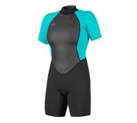 ONeill Womens Reactor II 2mm Back Zip Shorty Wetsuit - Black - Easy Stretch