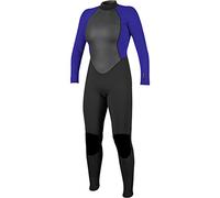 O'Neill Womens Reactor II 3/2mm Back Zip Wetsuit - Black Cobalt - 10