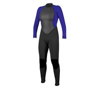 O'Neill Womens Reactor II 3/2mm Back Zip Wetsuit - Black Cobalt - 16