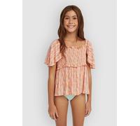 O´neill Woven Short Sleeve T-shirt Orange 11-12 Years Girl