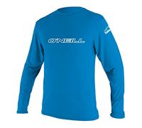O'Neill Youth Basic Skins Long Sleeve Rash Vest - Brite Blue, 6
