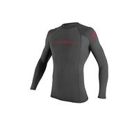 O'Neill Youth Basic Skins UPF 50+ Long Sleeve Rash Guard, Graphite, 14