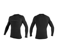 O'Neill Youth Kids Junior Thermo-X Long Sleeve Crew Top Black - Easy Stretch Quick Dry - Unisex