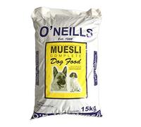 O'Neills Premium Muesli for Sporting and Working Dogs. Rich in Protein and Oils for a Healthy Dog. Complete Dry Dog Food 15kg