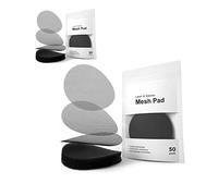 ONEINHE 100 Pieces Round Mesh Pad for Flower Plant Pot Hole, Anti Soil Loss Bonsai Pot Bottom Grid Mat Mesh, 2 Size, 50pcs 5cm and 50pcs 10cm