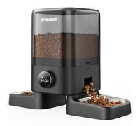 oneisall Automatic Cat Feeders 2 Cat, 20 Cups/5L Cats Auto Feeder, Automatic Cats Food Dispenser for Small Pets Indoor, Timed Pet Feeder for Dry Food