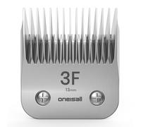 oneisall Grandmaster Pro 1 Proffesional Dog Grooming Clipper Replacement Blade 3FC, Ultra Edge Dog Clipper Blade - Constructed of Carbonized Steel, Resists Heat & Rust with Long-Lasting Sharp Edges