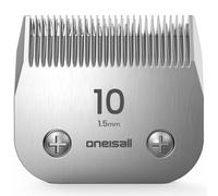 oneisall Professional Dog Grooming Clippers Replacement Blade, Ultra Edge Dog Clipper Blade - Constructed of Carbonized Steel, Resists Heat & Rust with Long-Lasting Sharp Edges(#10)