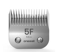 oneisall Professional Dog Grooming Clippers Replacement Blade, Ultra Edge Dog Clipper Blade - Constructed of Carbonized Steel, Resists Heat & Rust with Long-Lasting Sharp Edges(5FC)