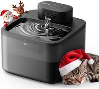 oneisall Wireless Cat Water Fountain: 70oz/2.2L Cordless Pet Fountain, 20dB Ultra Quiet Integrated SilentFlow Pump, Battery Operated for Indoor Cats, Easy to Clean Automatic Cat Water Dispenser