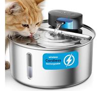 oneisall Wireless Cat Water Fountain for Drinking 3.2L