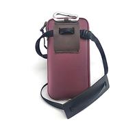OneJoy Neoprene Phone Pouch Case with Clip & Puller for iPhone, Phone Wallet with Lanyard M Size [Burgundy]