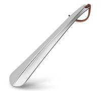 ONEKOO Shoe Horn Long 12 Inch, Premium Stainless Steel Shoehorn, Shoe Helper for Seniors, Shoe Horns for Pregnant Woman, Metal Shoe Horn for Kids or Adults, Silver