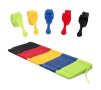 OneLeaf 180PCS Valuable Wire Organizer 4Inch Reusable Cable Ties with Hook and Loop, Colorful Fastening Cord Ties Wire Management for Home, Office, Data Centers, and Electronics, 5 Colors