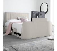 Time4Sleep Onelife Kingsize Side Lift Ottoman TV Bed - Beige