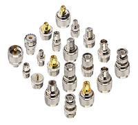 onelinkmore 20-Piece UHF Adapter Master Kit - PL259 SO239 to SMA BNC MCX FME F TNC Mini-UHF Connectors - RF Coaxial Converter Set for Ham Radio Base Stations, SDR, CB Scanners & HTs