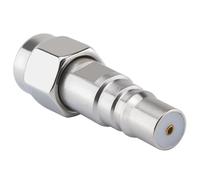 onelinkmore RP SMA Male to QMA Female Adapter, 6GHz RF Coaxial Connector for 5G Base Station, Satellite, IoT, Military(QMA Female, RP SMA Male)