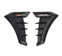 ONEMAJI 2 Pcs Side Fender Vent Air Intake Sticker for Dodge RAM Crew Cab 2017-2024, Side Wing Air Flow Decorative Vent Cover Car Exterior Accessory