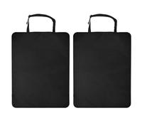 ONEMAJI 2Pcs Car Seat Back Protectors for Audi Q2 Q3 Q4 Q5 Q7 Q8, Waterproof Dirt Resistant Backseat Covers Anti Kick Mat Shield Guards Seat Protect,B Style without pocket