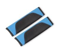 ONEMAJI 2PCS Car Seat Belt Cover for Volvo C30 C40 C70 EX30 S40 S60 S80 S90 XC40 XC60 XC70 XC90 Rdesign, Seat Belt Shoulder Strap Soft Breathable Leather Harness Pad Shoulder Protector Cover,Blue