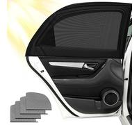 ONEMAJI 4 Pcs Car Sun Shades for Volvo XC90 5 Seats 2015-2024, UV Protection & Bug Screen Breathable Car Door Mesh Cover Side Window Sox Car Glass Motoring Accessories