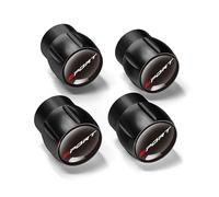ONEMAJI 4 Pcs Tyre Valve Caps for Audi A6 Avant C8 4K 2018-2024 | Wheel Stem Covers Air Dust Protectors Metal Seal Plugs Rim Accessories Auto Exterior Trim Decor