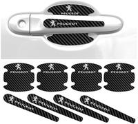 ONEMAJI 8 Pcs Automobile Door Handle Cup Scratch Protector Pads for Peugeot Expert Teepee 2007-2016, Anti Scrape Film Exterior Bowl Shield Cover Accessories